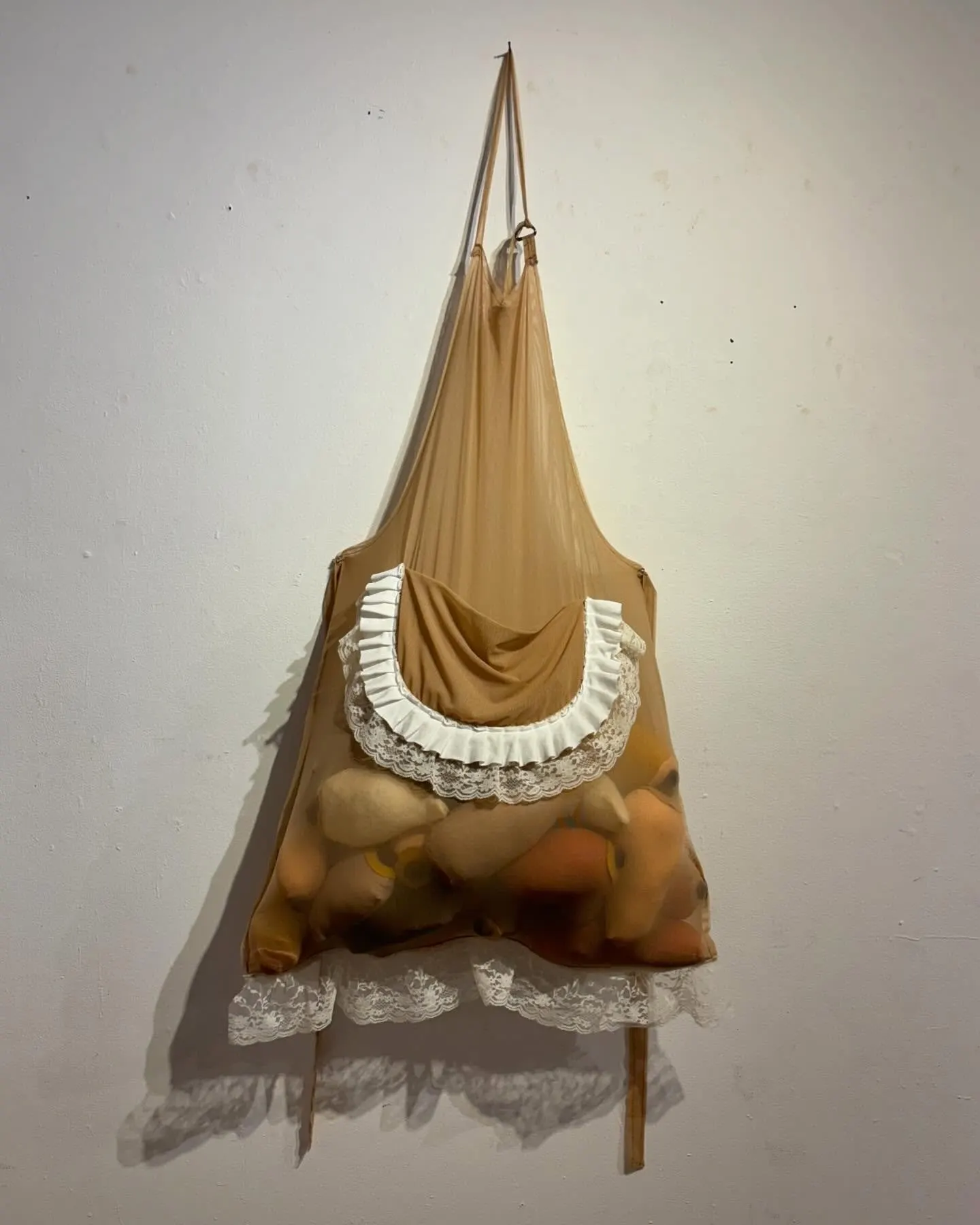 Burden (2025) by Yoon Lee, Felt, Wool, Stockings, and Strings — image 1 of 5